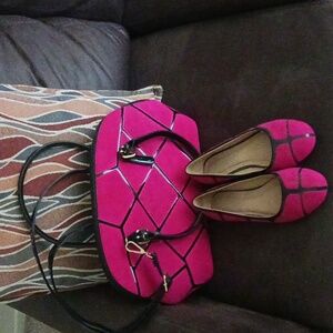 Purse and matching shoes